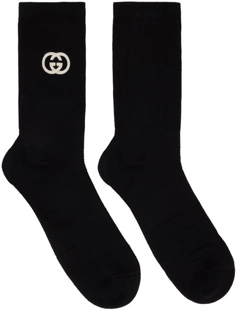 men dress socks embroidered gucci|gucci panthger socks.